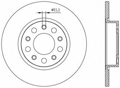 OPEN PARTS bdr255910 -  Тормозной диск
